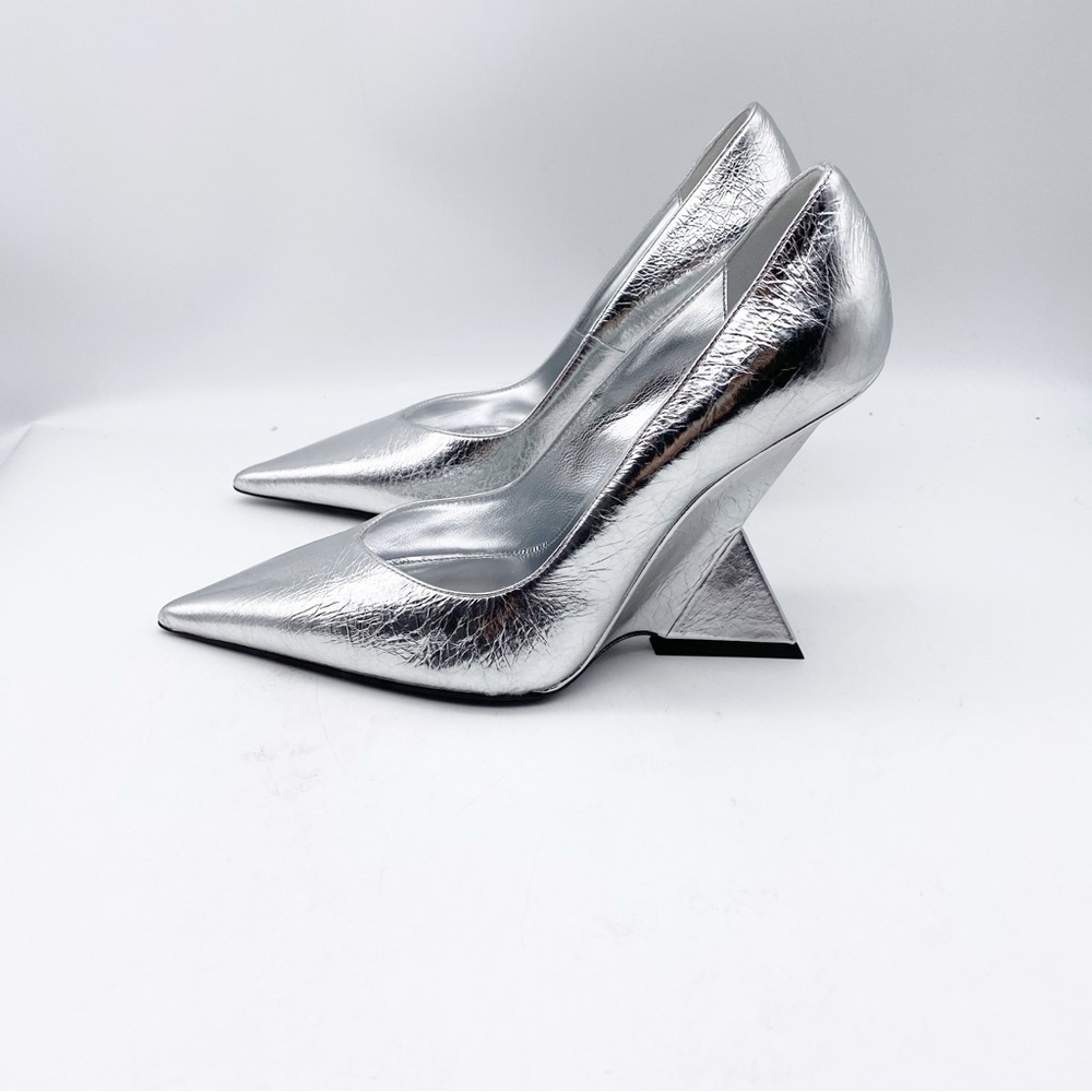 The Attico ''Cheope'' Silver Pump Size 37 - Picture 6 of 12
